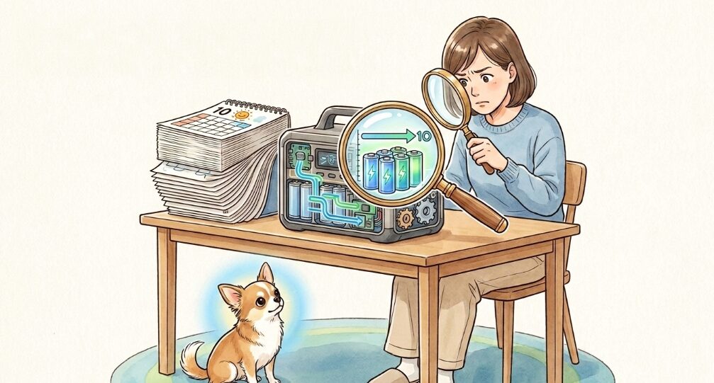 ポータブル電源の寿命を徹底解説！愛犬の命を守る「10年使える」選び方