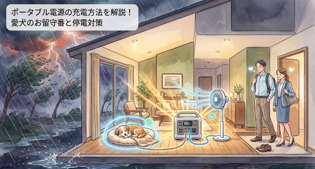 ポータブル電源の充電方法
