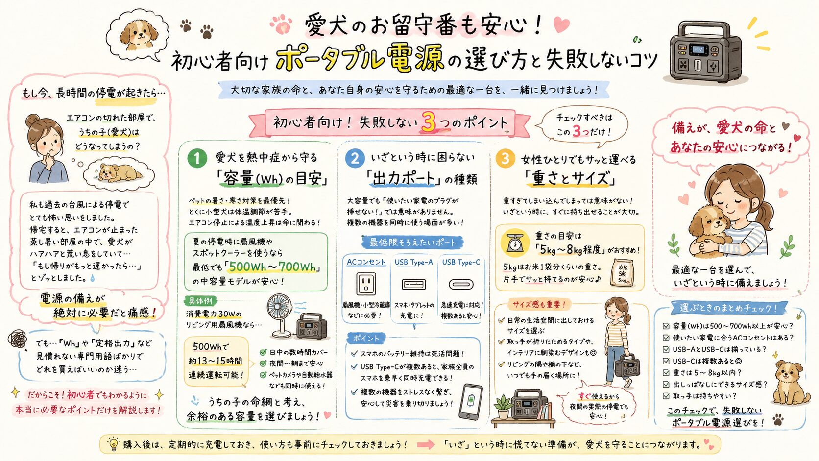 初心者向けポータブル電源の選び方と失敗しないコツ
