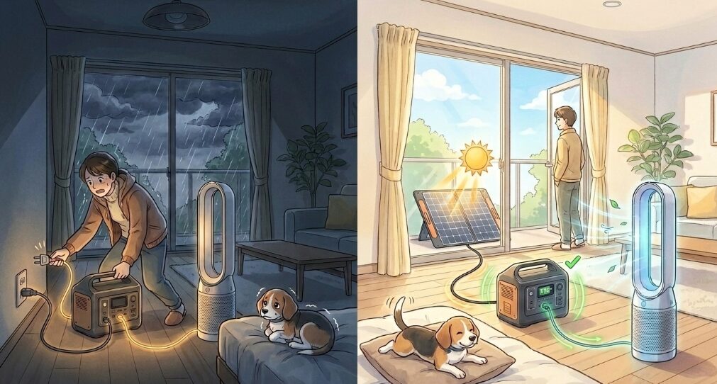 停電・災害時（非常時）に愛犬の命綱となる充電戦略