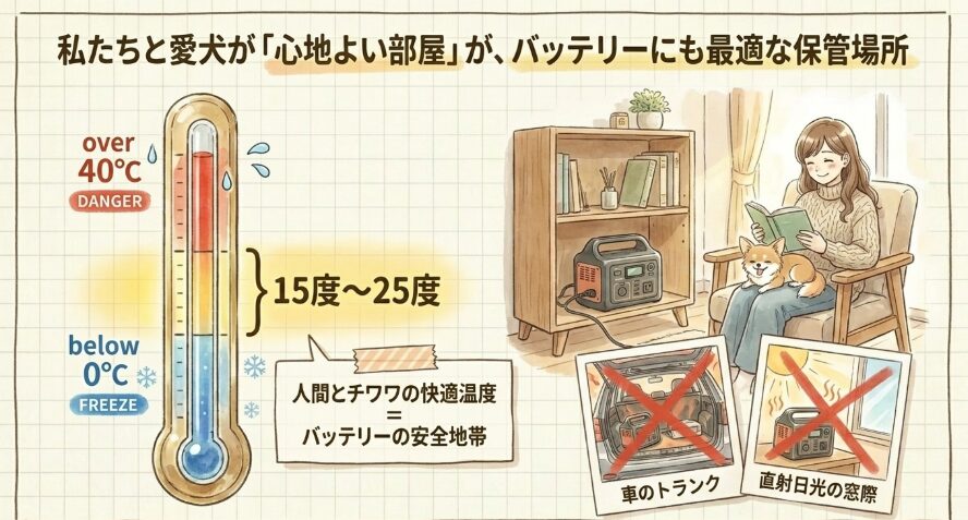 高温多湿を避けるべき具体的な理由