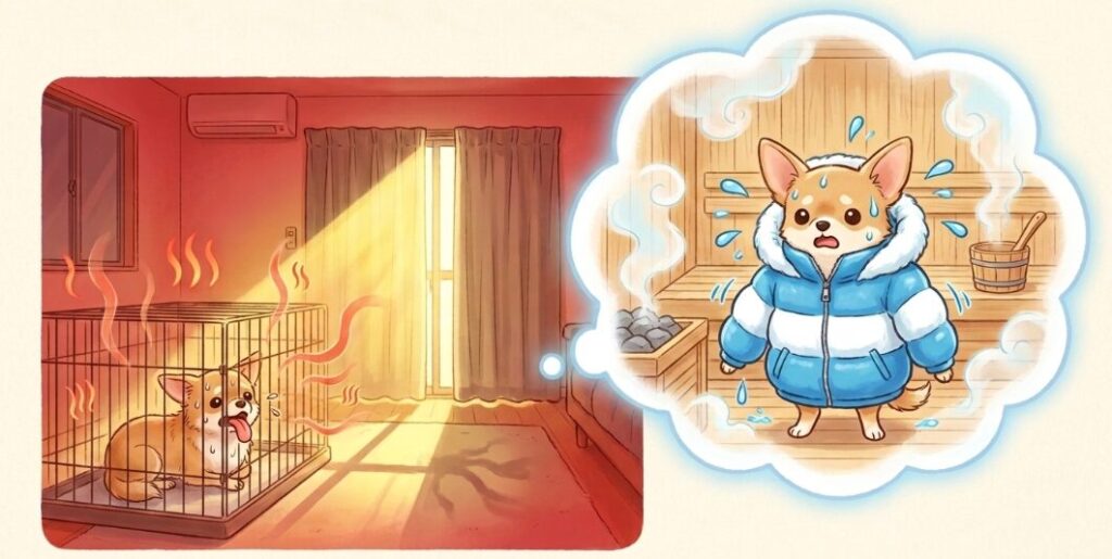 留守番中の愛犬を襲う熱中症のリスク