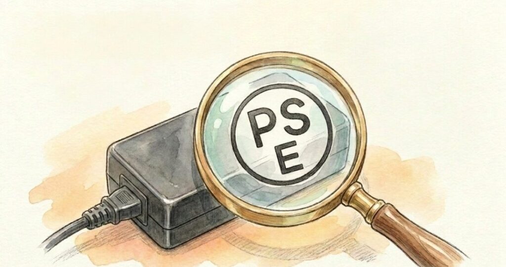 安全基準を満たしたPSEマークの有無を確認