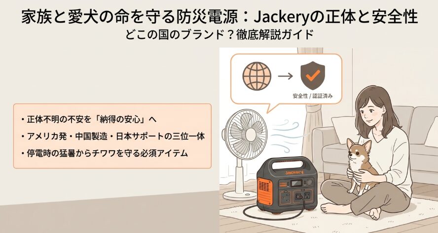 ポタ電Jackery（ジャクリ）はどこの国