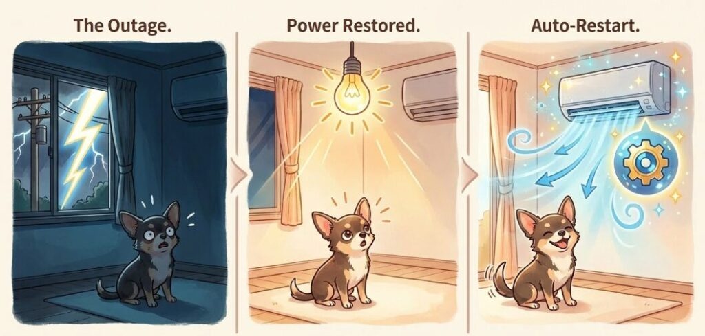 停電自動復帰機能の仕組みとメリット