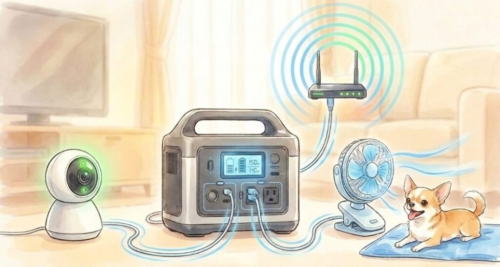 ポータブル電源を併用する具体的なメリット