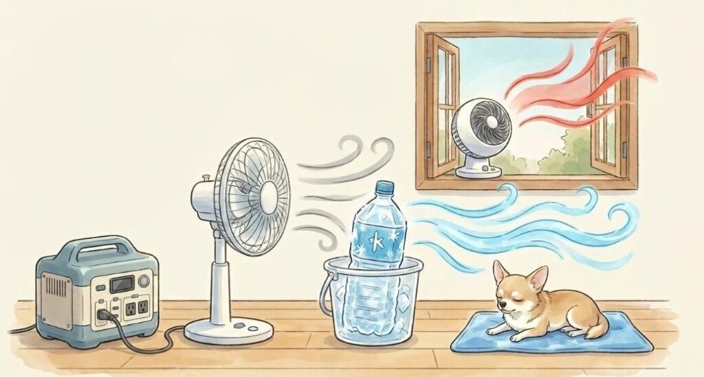 扇風機やサーキュレーターの活用法