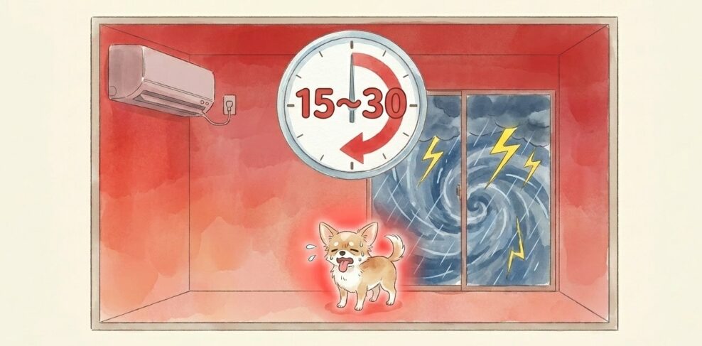 エアコンが停電で止まったときの危険性