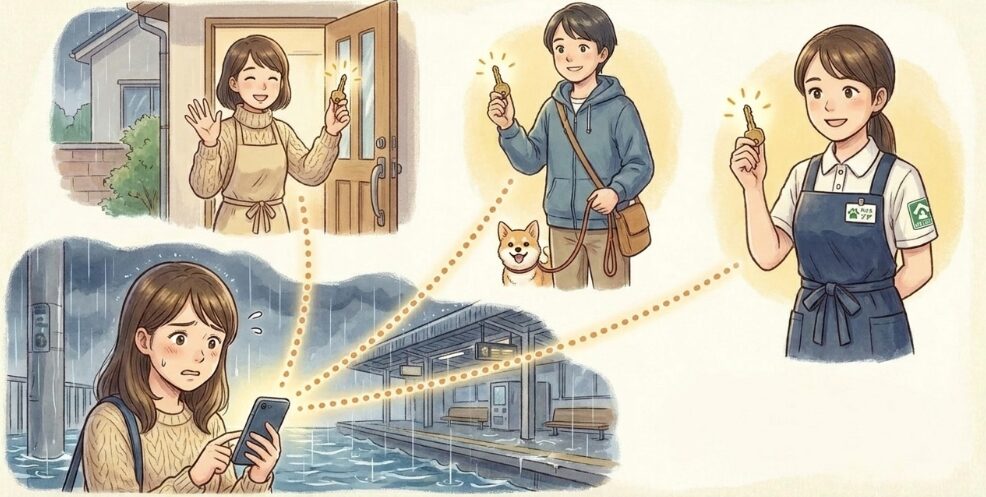 帰宅困難になった場合の備えと連絡ルート
