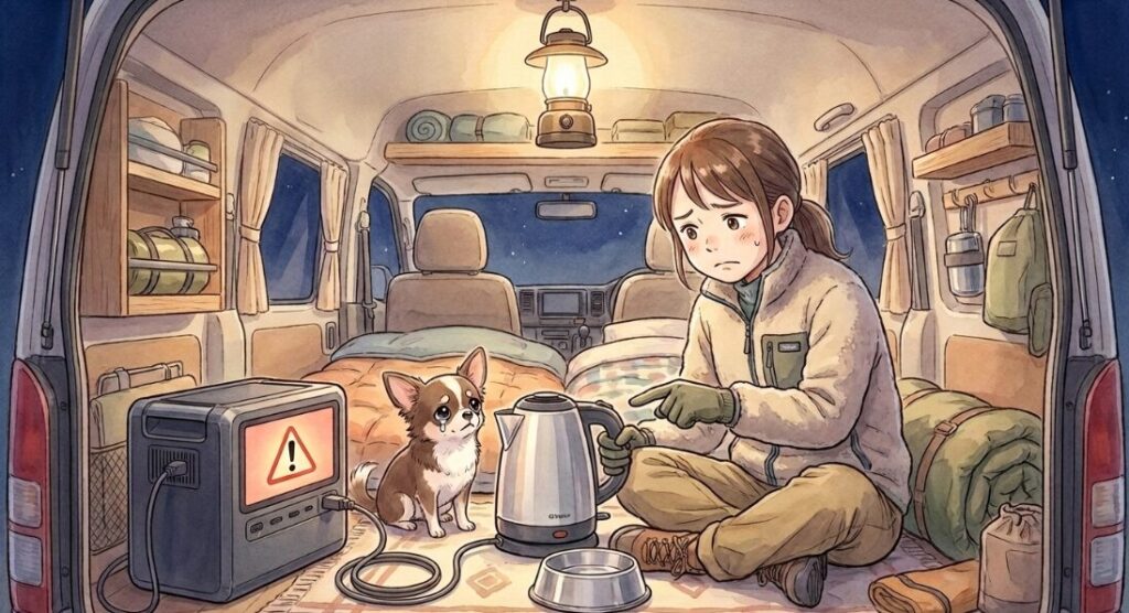 定格出力の不足で家電が使えない