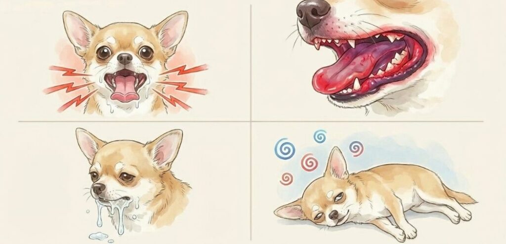 犬の熱中症サインと初期症状