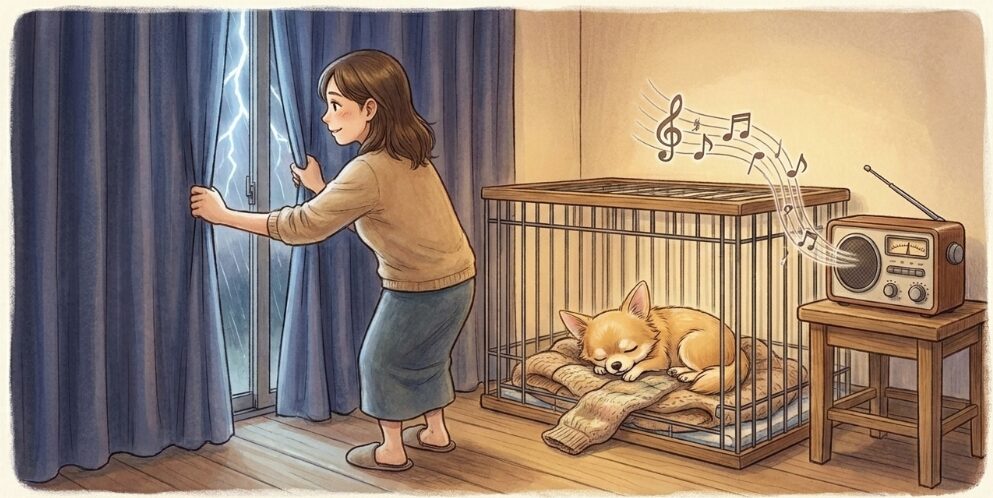 豪雨や暴風の音によるパニックとストレス