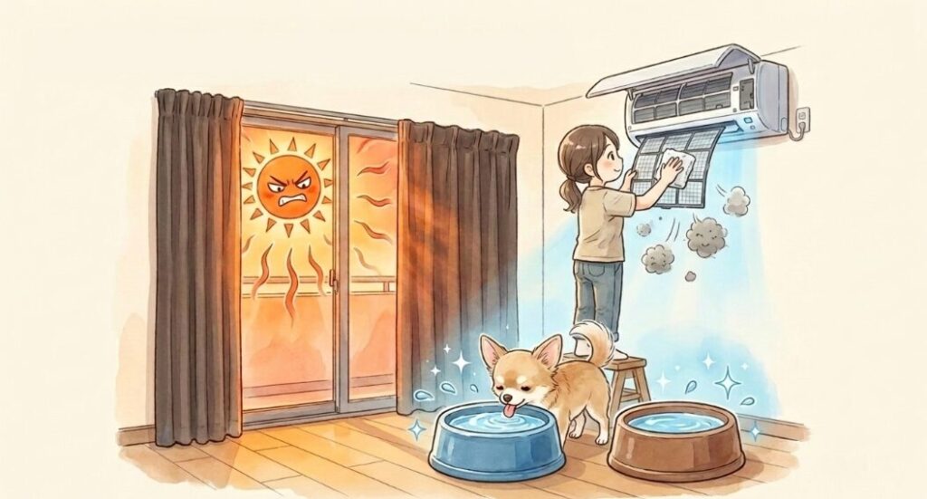 夏場の熱中症を防ぐための事前準備