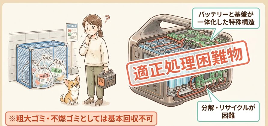 自治体でのゴミ回収が難しい理由