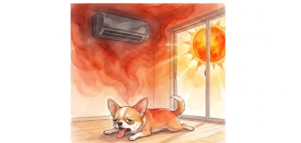 夏場のエアコン停止による熱中症の恐怖