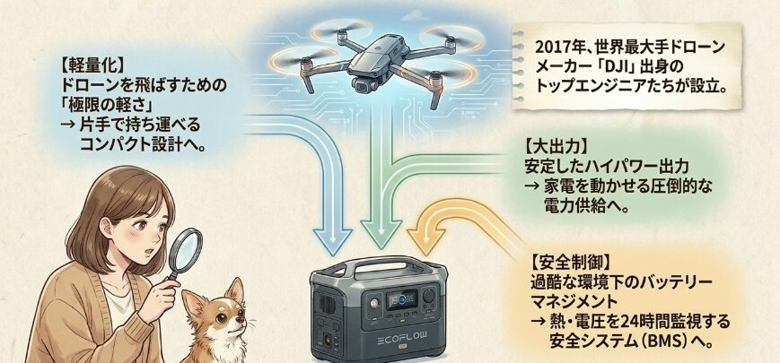 創業者たちの経歴とドローン開発の技術力