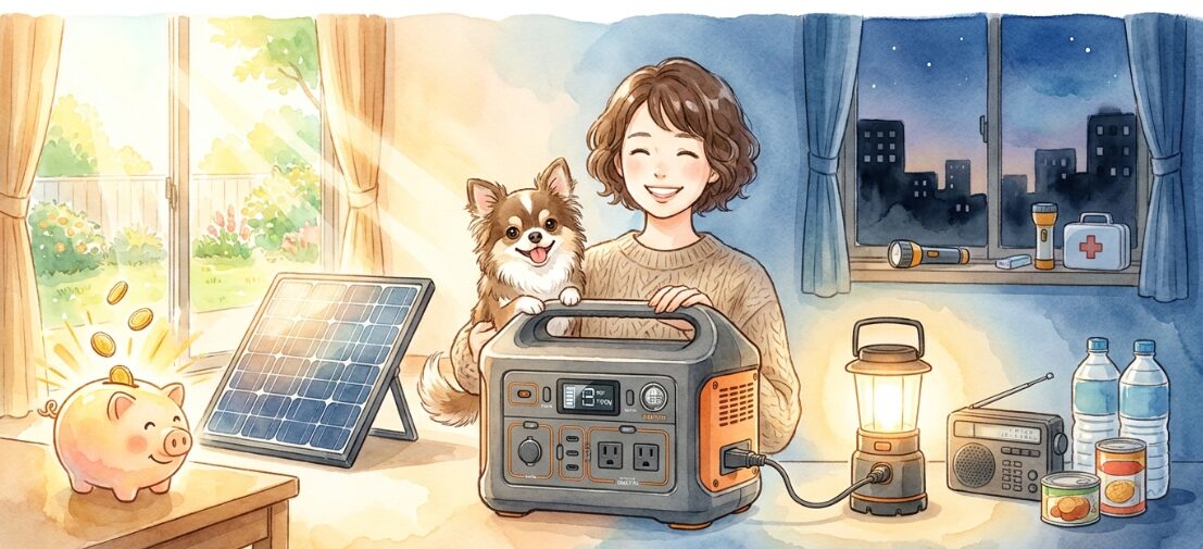 ポータブル電源で電気代節約