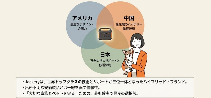 Jackery（ジャクリ）がどこの国かまとめ
