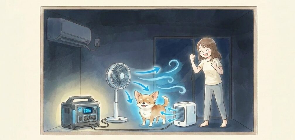 災害時の停電に備えるポータブル電源