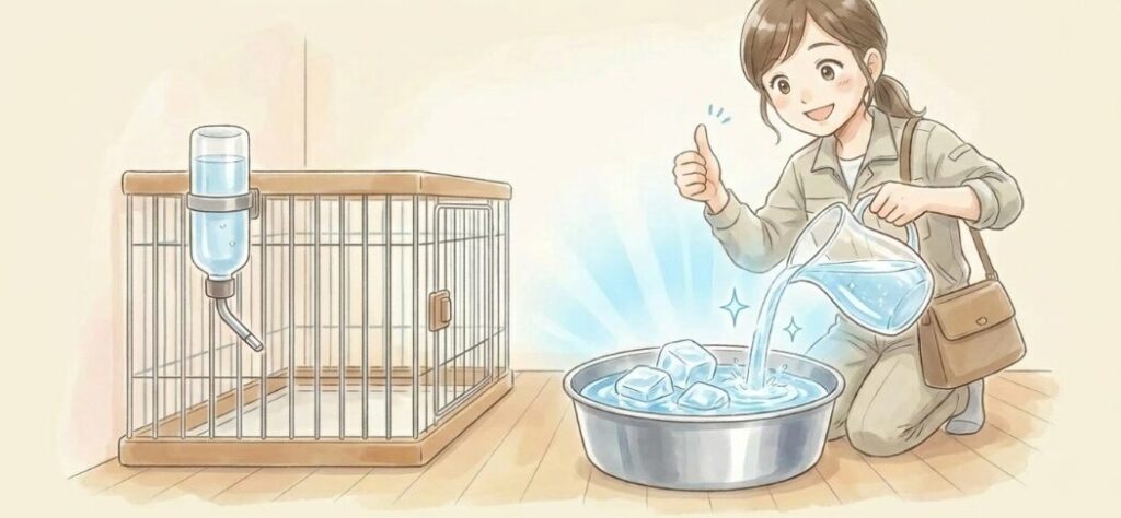 いつでも新鮮な水を飲める環境づくり