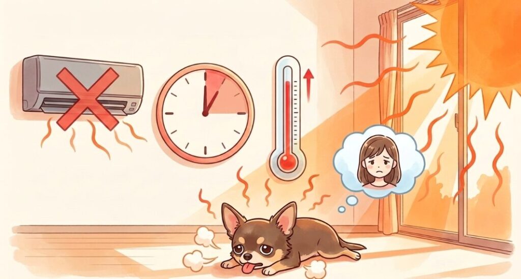 留守中の停電がペットに与えるリスク