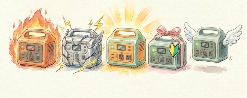 災害時に信頼できるポータブル電源のおすすめメーカー