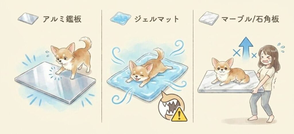 ひんやり涼しいクールマットの選び方