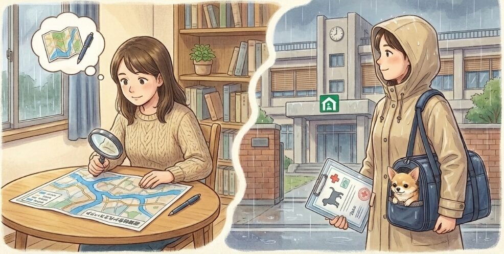 避難勧告が発令された場合の対応