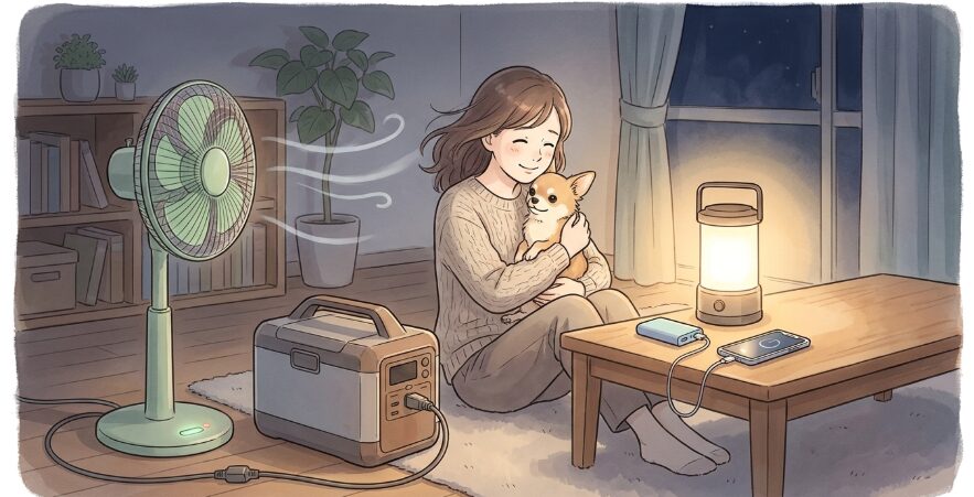 ポータブル電源とモバイルバッテリーの違い