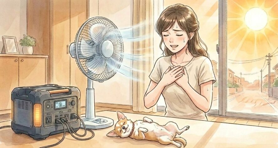 夏の熱中症対策と家電の駆動時間