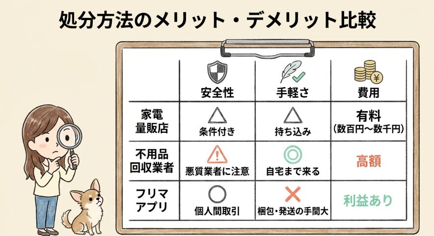 不用品回収業者を利用するメリットとデメリット