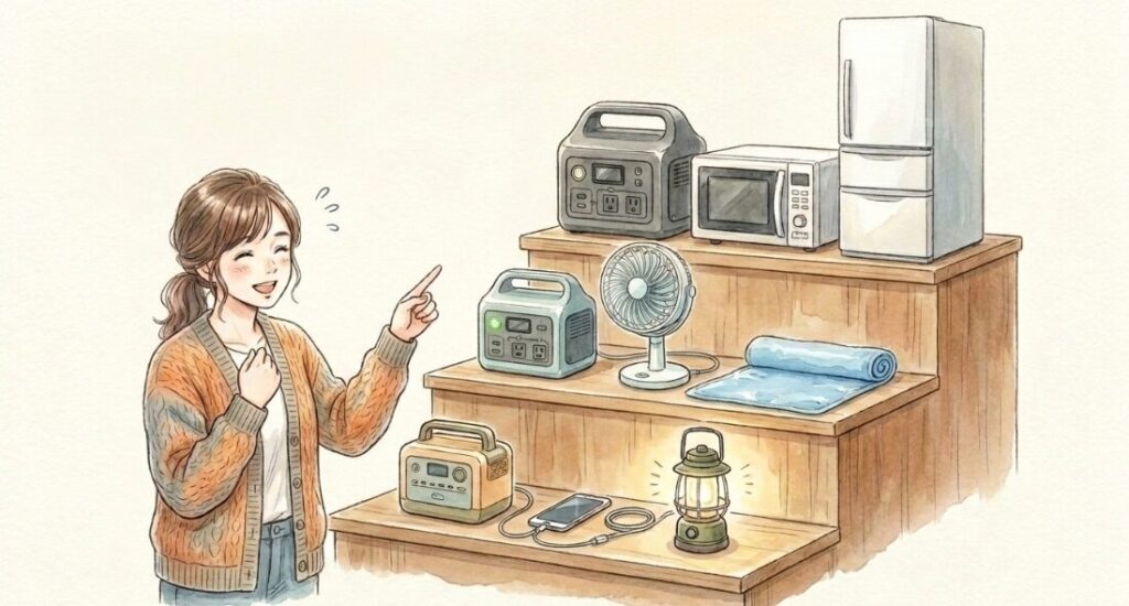 防災用電源に必要な容量と選び方の基準