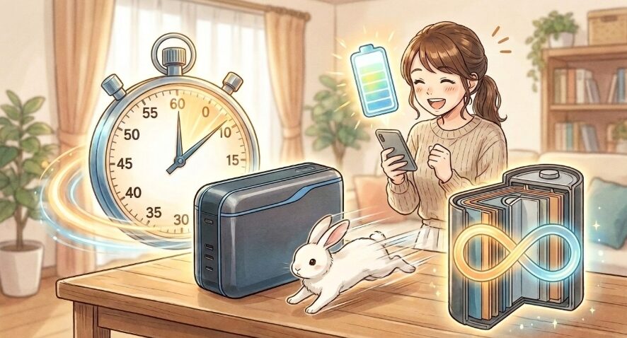 急速充電と長寿命が強みのエコフロー