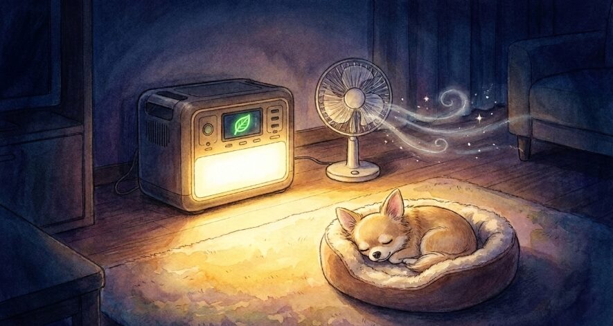 チワワとの停電対策に役立つ機能