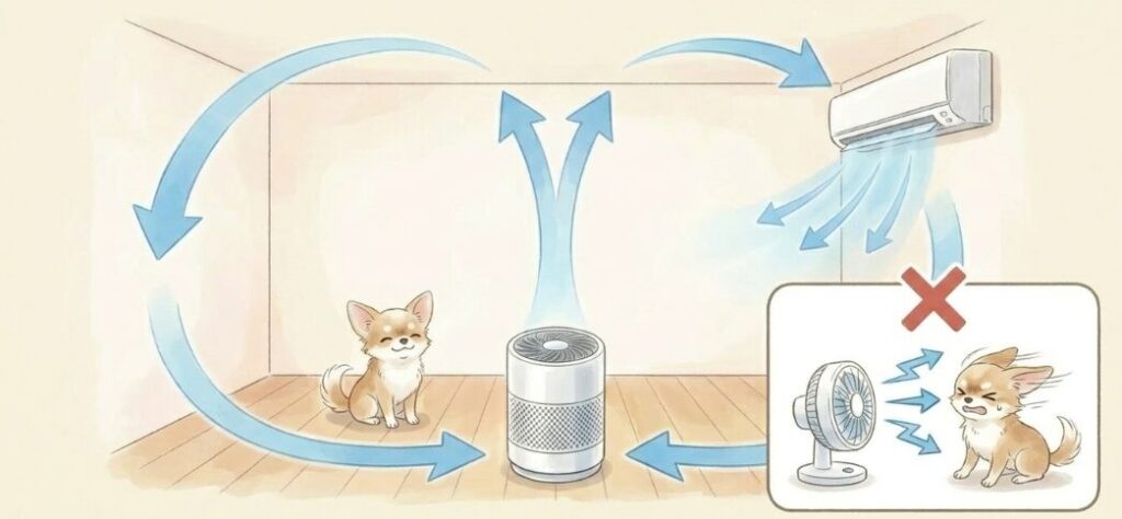 循環ファンやサーキュレーターの活用法