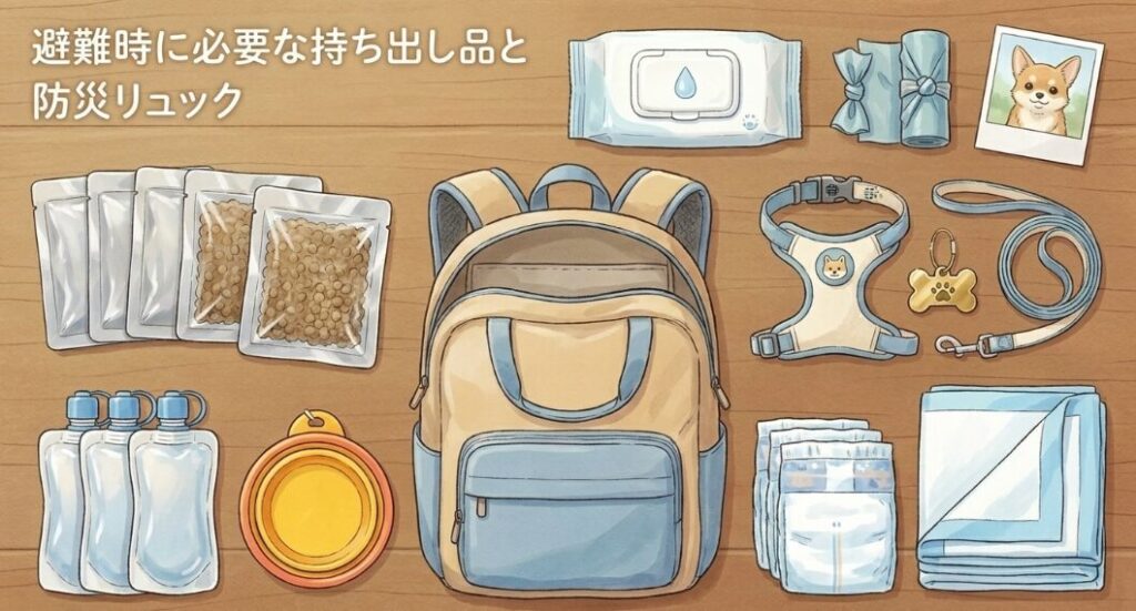避難時に必要な持ち出し品と防災リュック