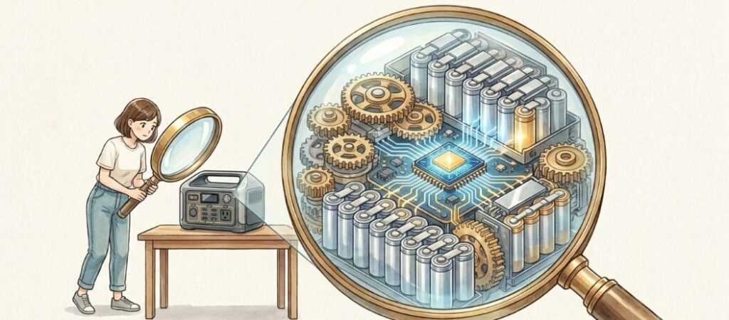 車中泊向けポータブル電源のサイズと目安の決め方
