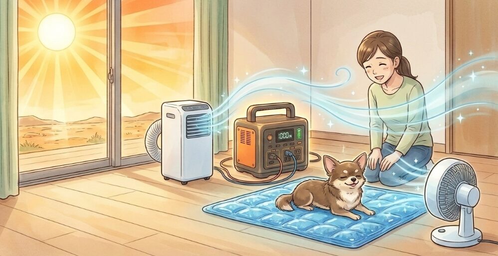 夏の停電でチワワなどの小型犬を守る方法