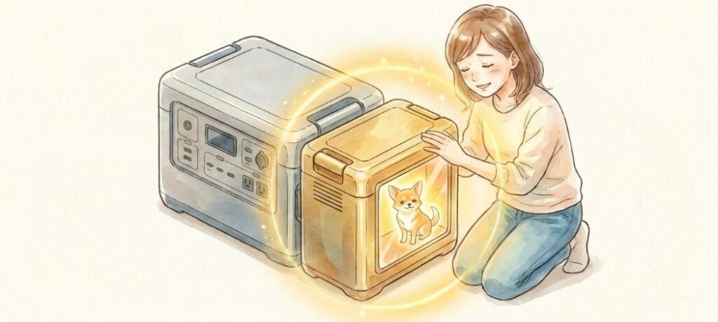 ペットと過ごす車中泊に必要な電力量