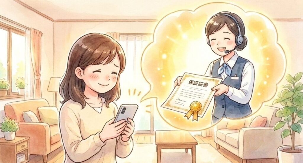 信頼できる保証期間とサポート体制