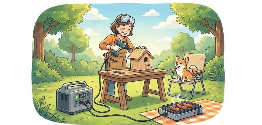 家電を外でも使える高い利便性