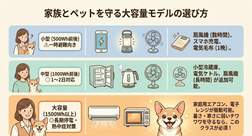 家族とペットを守る大容量モデルの選び方