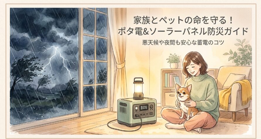 ポタ電とソーラーパネル