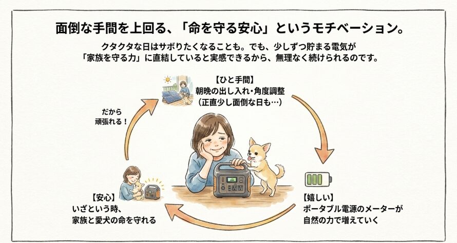 設置・撤収のひと手間、それでも私が続けられる理由