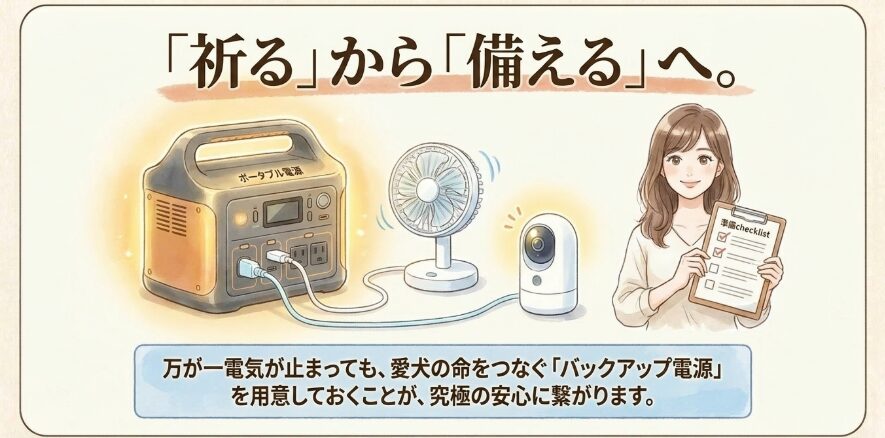 災害時でもエアコンを動かす対策