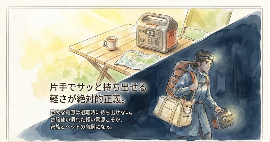 防災グッズとしても活躍する信頼性