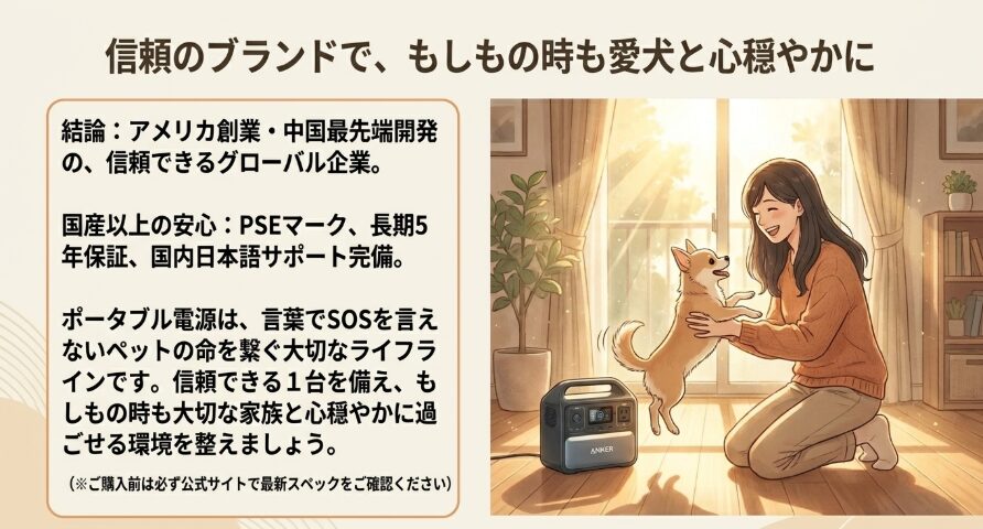 アンカーのポータブル電源がどこの国かまとめ
