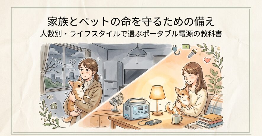 ポタ電は一人・二人・三人暮らしで何Wh必要