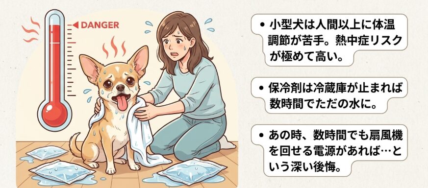 在宅避難でペットの命を守るためのエアコン