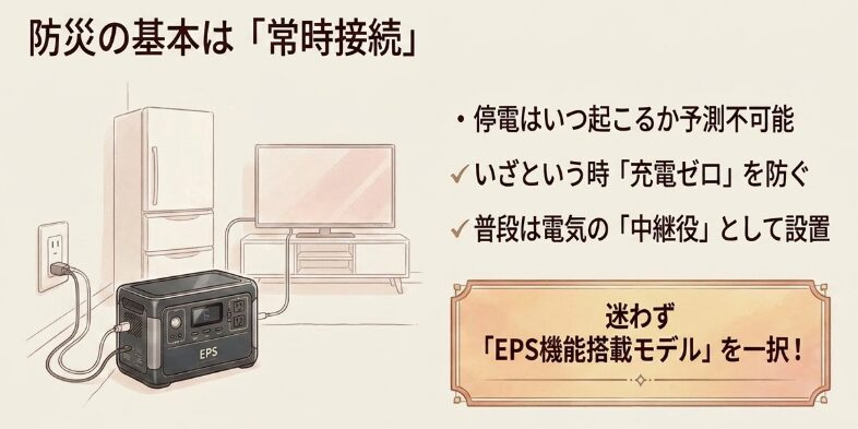 停電対策や防災用におすすめの機能